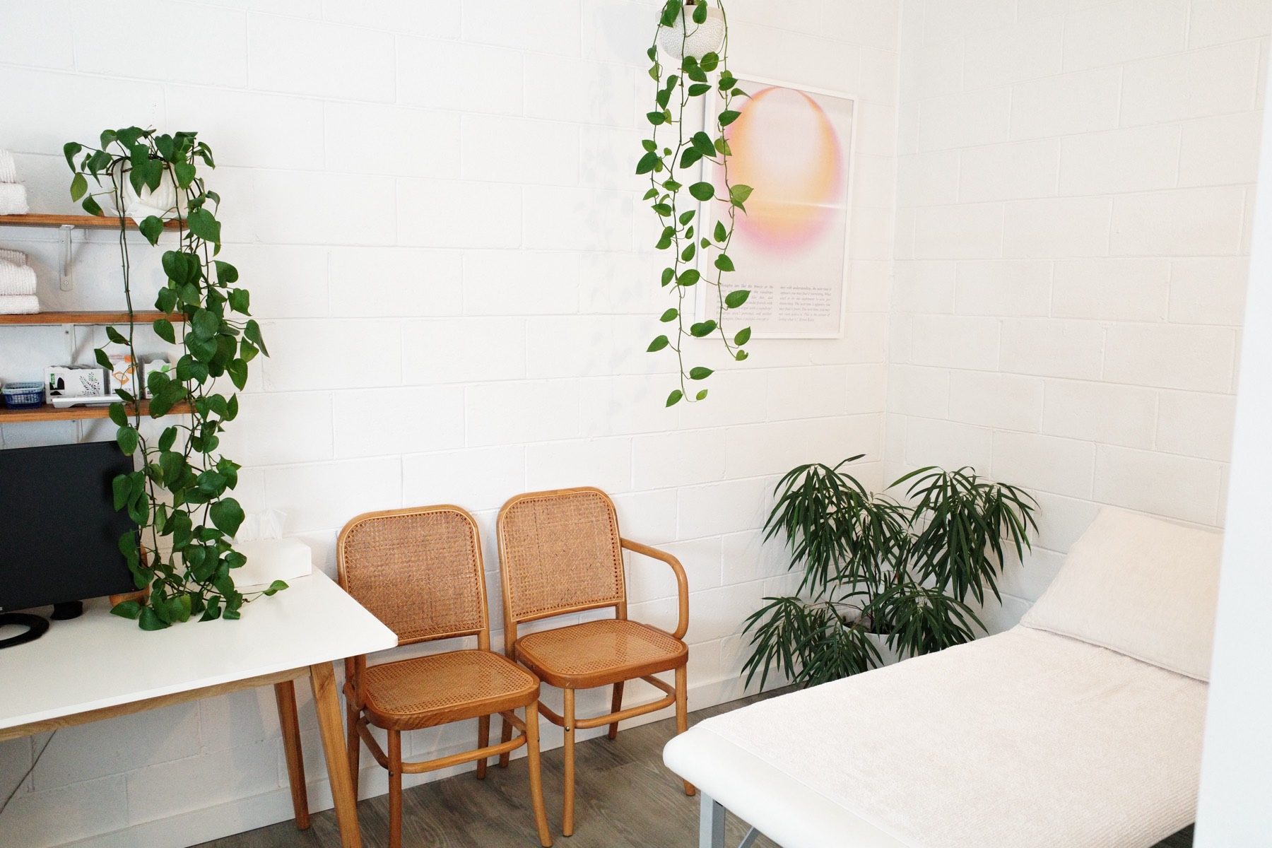 Inside the Sprout Natural Health clinic at Paradise Point